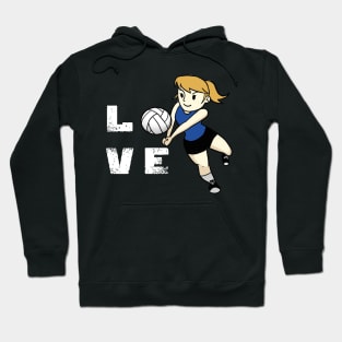 Best Girls Love Volleyball Hoodie